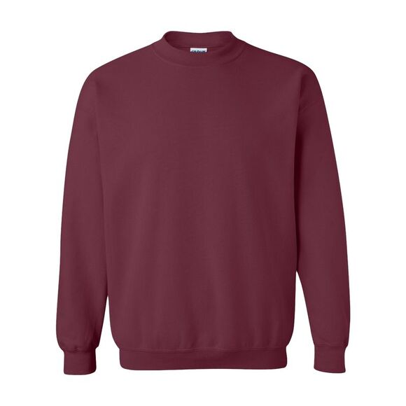 Gildan Childrens Big Boys Heavy Blend Crewneck Sweatshirt (Pack of 2) / Maroon